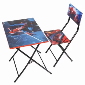 میز و صندلی فانتزی طرح مرد عنکبوتی