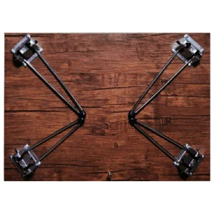 میز تحریر تاشو زمینی پارس سایز 60 آنتیک طلایی