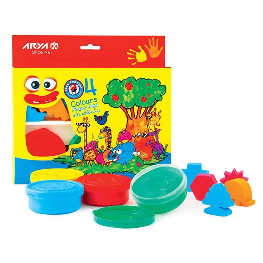 رنگ انگشتی 4 رنگ آریا کد 7005