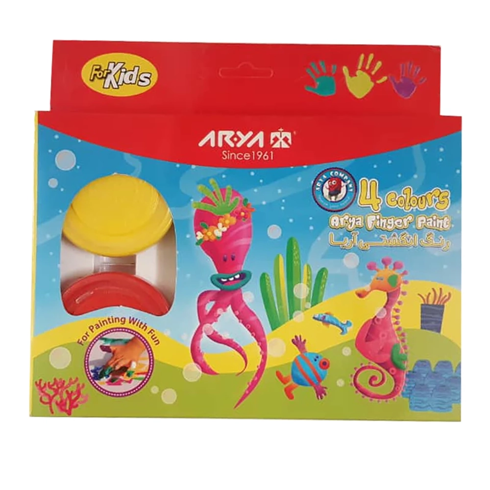 رنگ انگشتی 4 رنگ آریا کد 7005 - Image 2