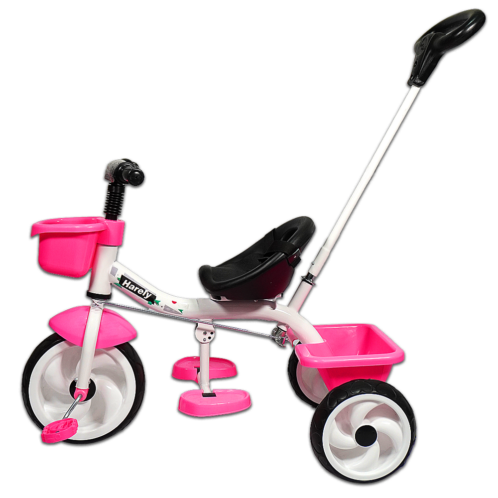 سه چرخه هارلی بی بی لند رنگ صورتی