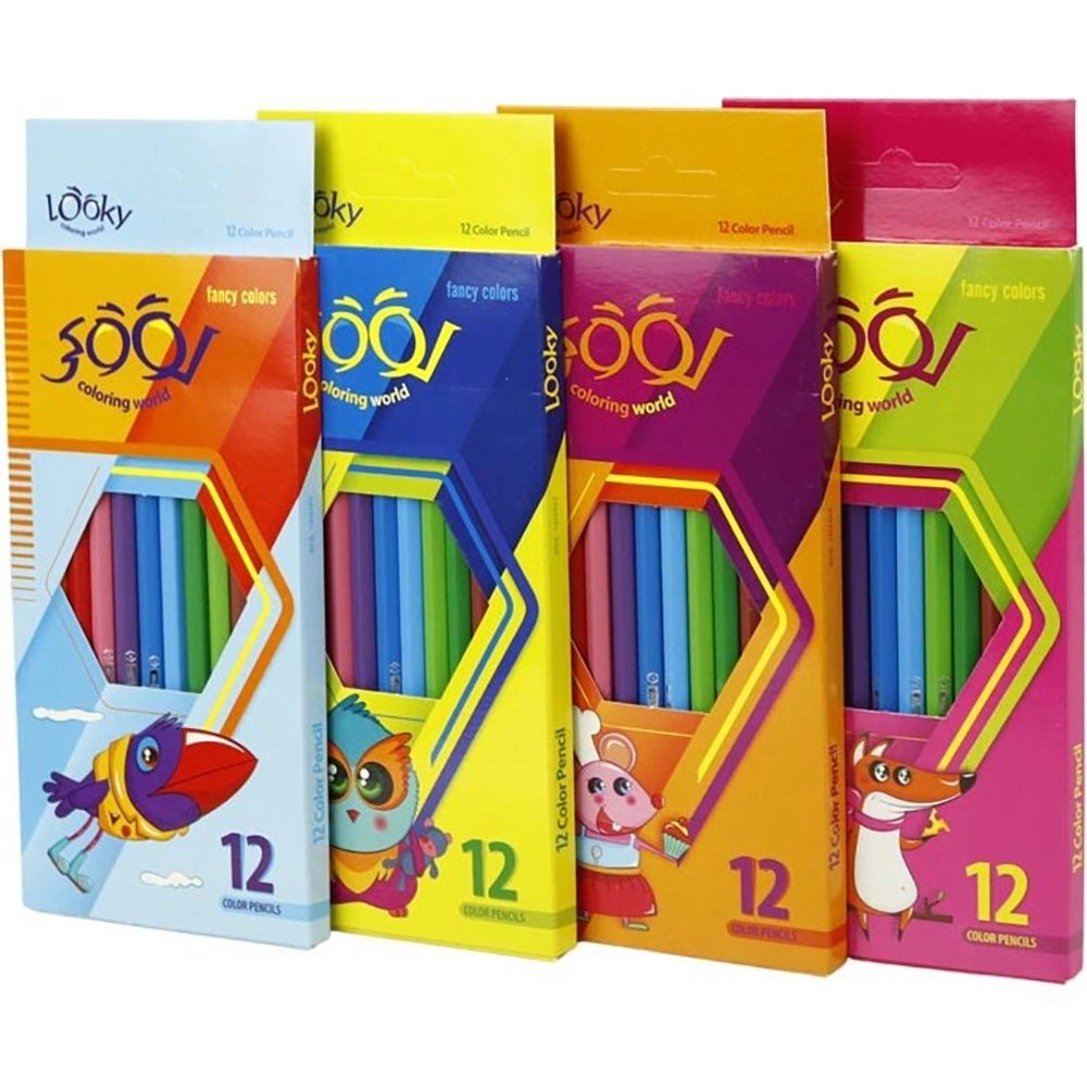 مداد رنگی 12 رنگ لوکی Looky - Image 7