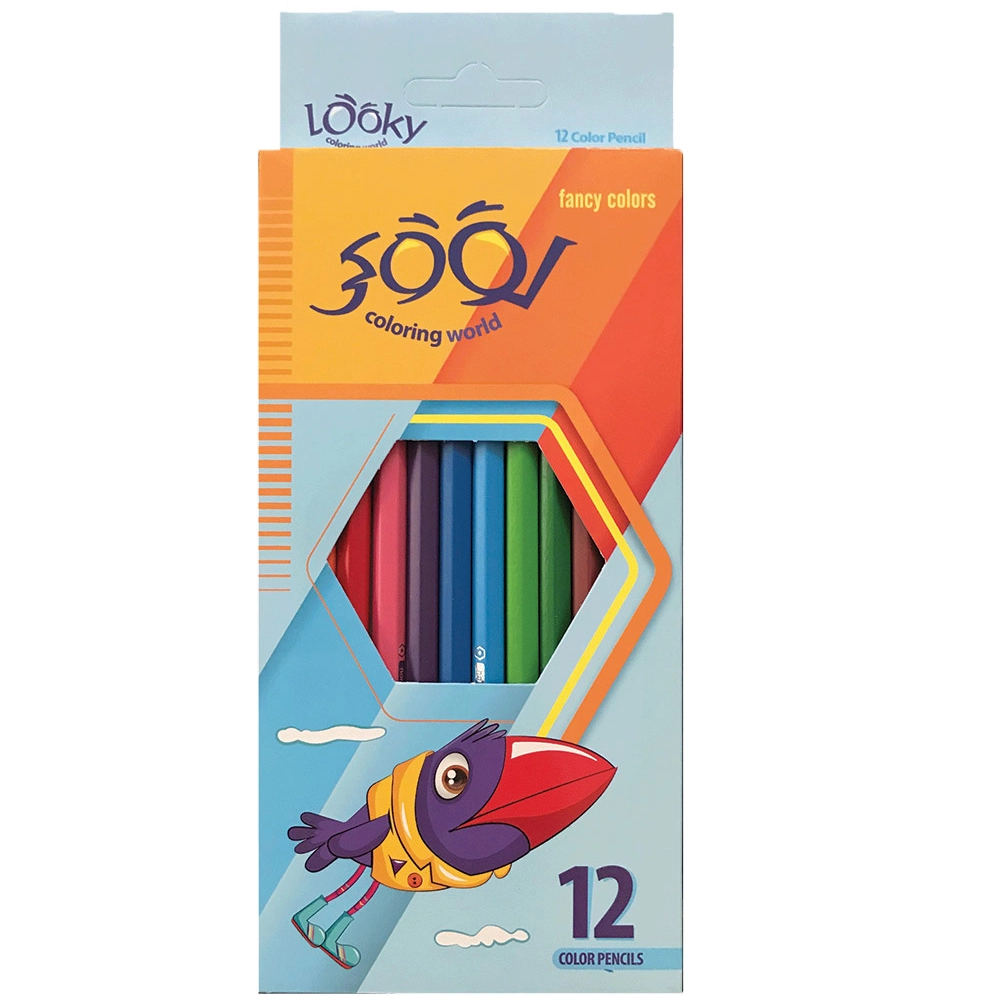 مداد رنگی 12 رنگ لوکی Looky - Image 5