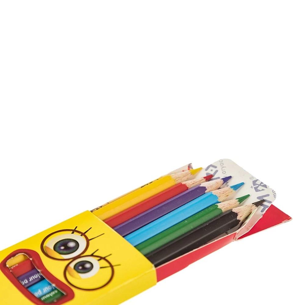 مداد رنگی ۶ رنگ آریا مدل ۳۰۱۱ - Image 2