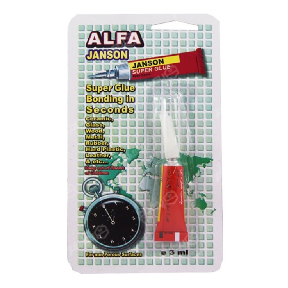 چسب قطره ای آلفا حجم 3 میلی لیتر