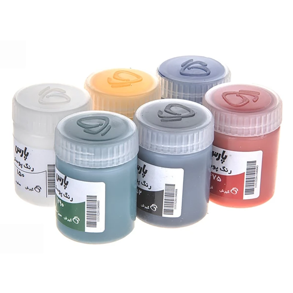 گواش 6 رنگ پارس حجم 30 میلی لیتر کد 0037