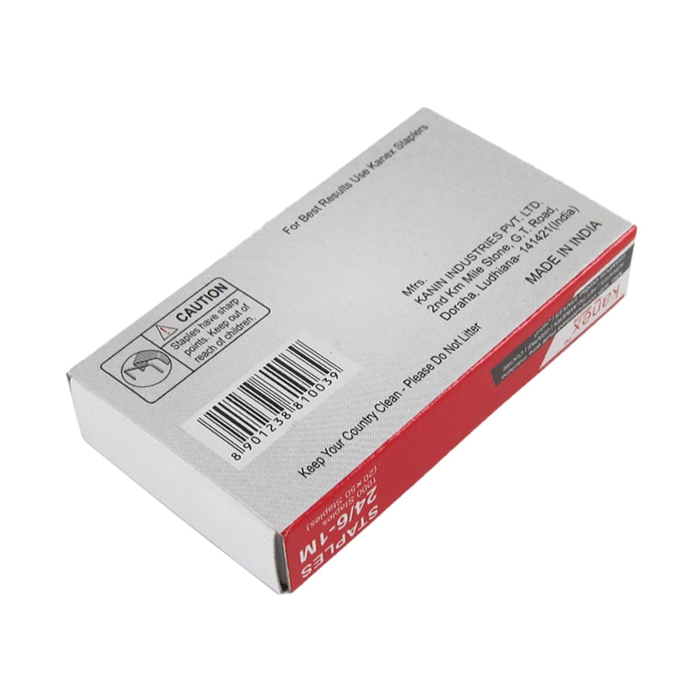 سوزن منگنه نمره 24/6 کانکس KANEX بسته 1000 عددی - Image 3