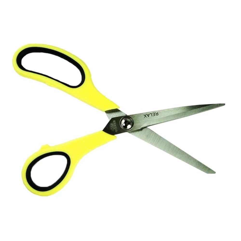 قیچی دسته پلاستیکی سایز بزرگ مدل RELAX - Image 2