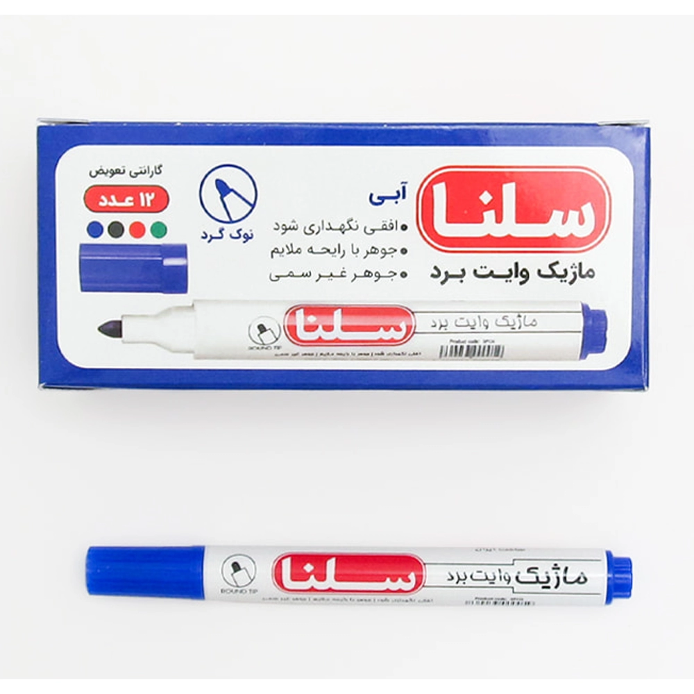 ماژیک وایت برد آبی نوک گرد سلنا مدل SP124 - Image 6