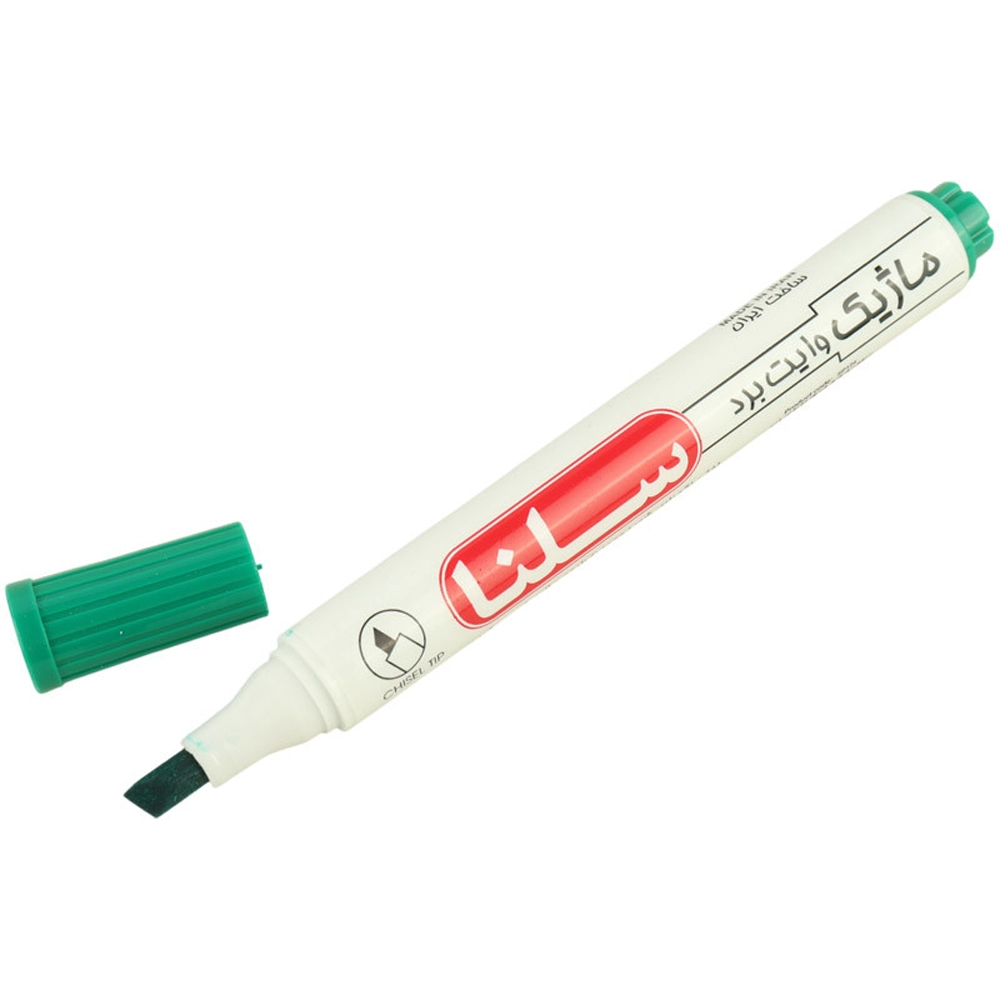 ماژیک وایت برد سبز نوک تخت سلنا مدل SP124 - Image 4