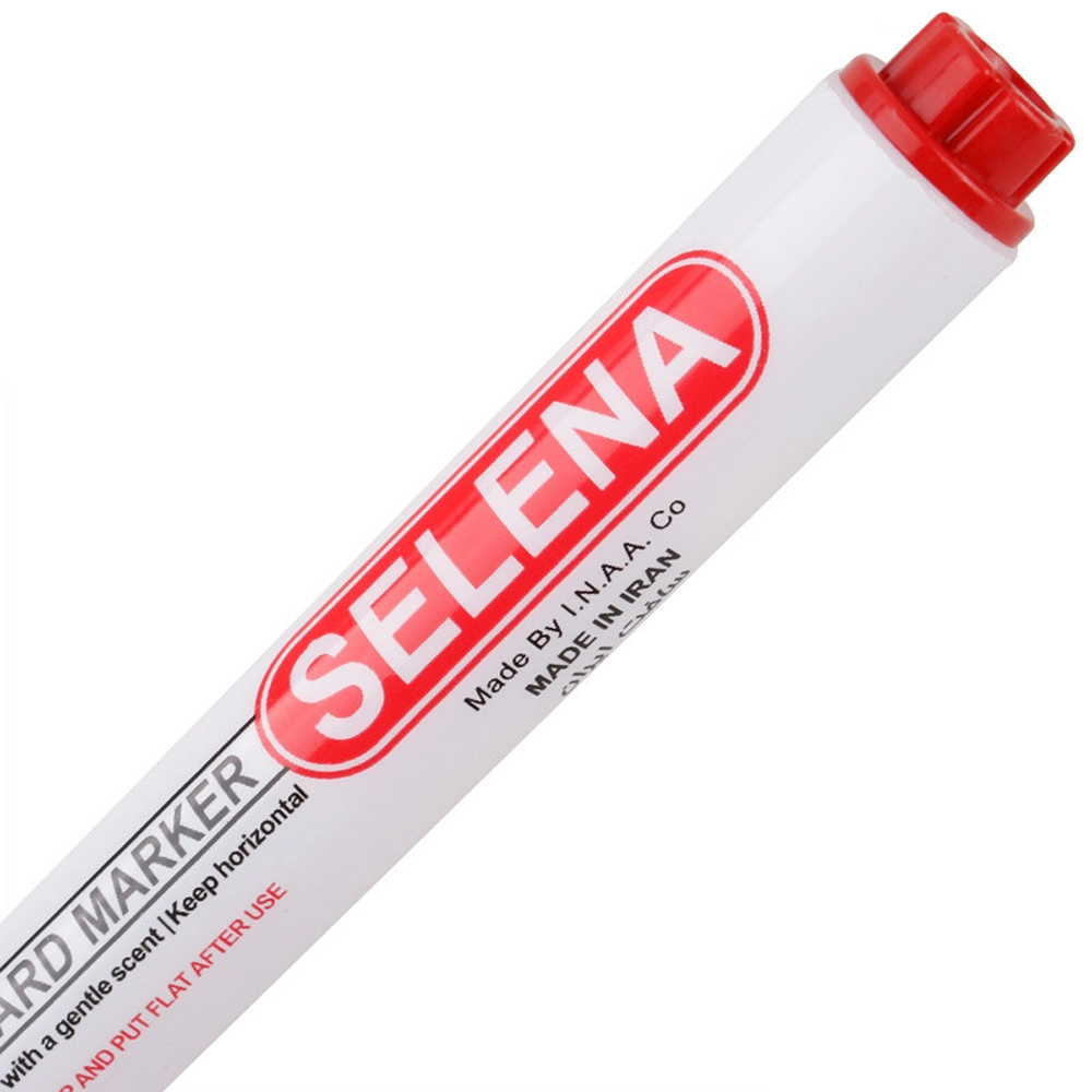 ماژیک وایت برد قرمز نوک تخت سلنا مدل SP124 - Image 6