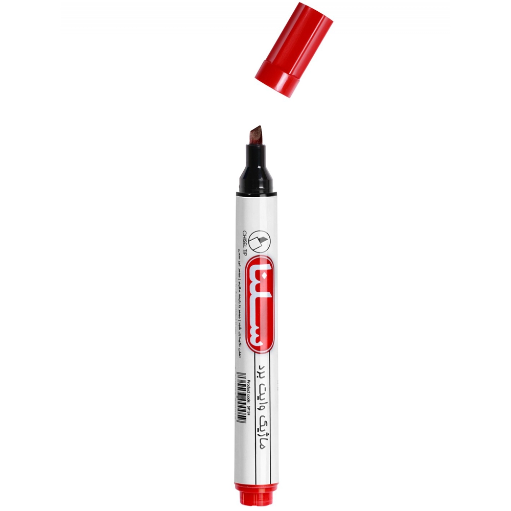 ماژیک وایت برد قرمز نوک تخت سلنا مدل SP124 - Image 5