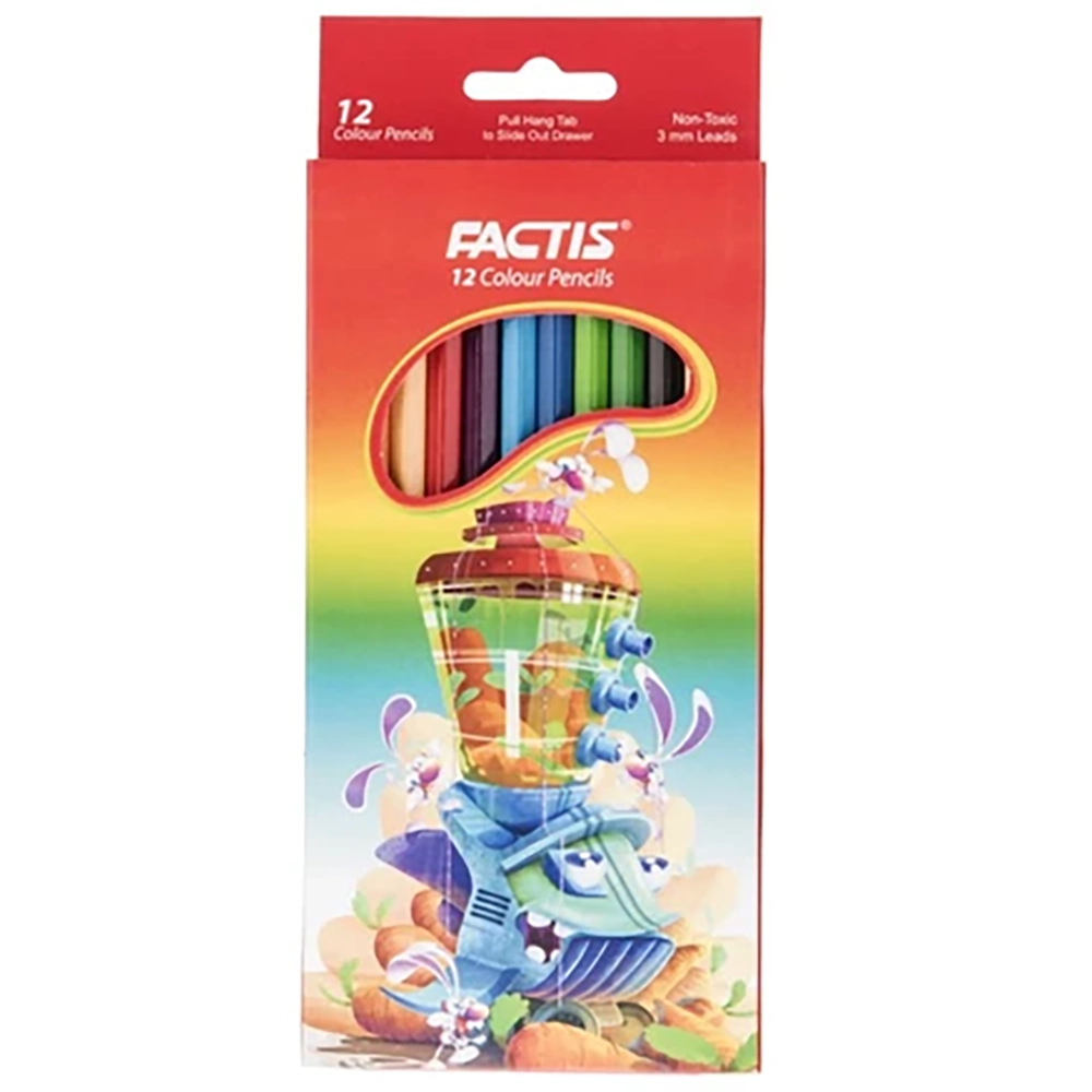 مداد رنگی 12 رنگ فکتیس FACTIS - Image 6