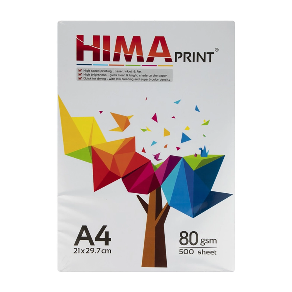 کاغذ A4 هیما 80 گرمی بسته 500 عددی - Image 6