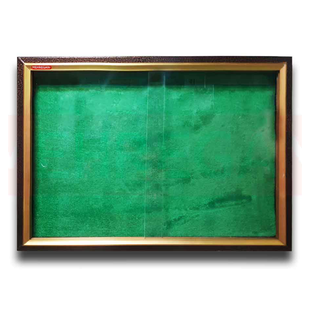 تابلو اعلانات شیشه خور فلزی (با قفل بدون شیشه)