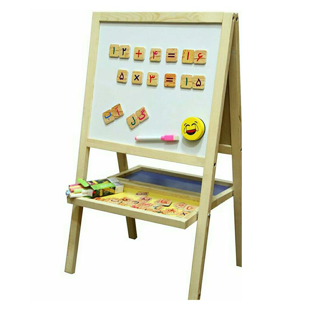 تخته وایت برد و گچی دوطرفه فولدینگ برد