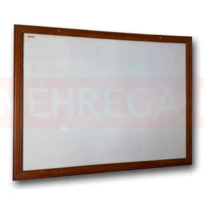 وایت برد شیشه ای فریم ام دی اف MDF سایز مختلف