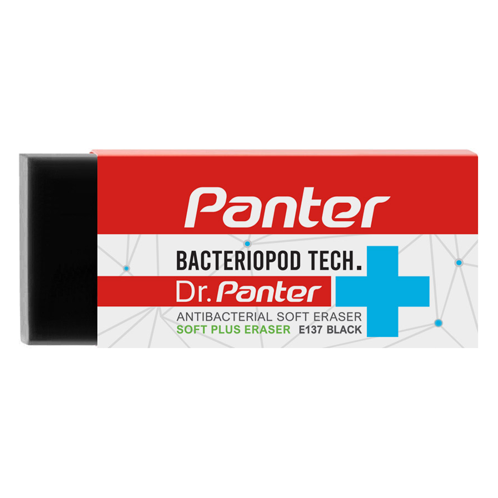 پاک کن پنتر باکتریوپاد بزرگ Soft Plus مشکی کد E137