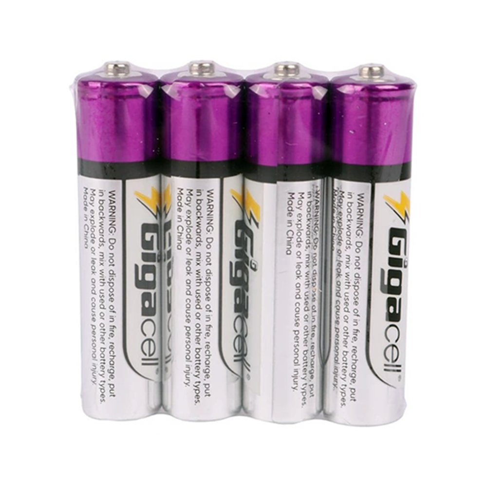 باتری نیم قلمی گیگاسل بسته 4 عددی