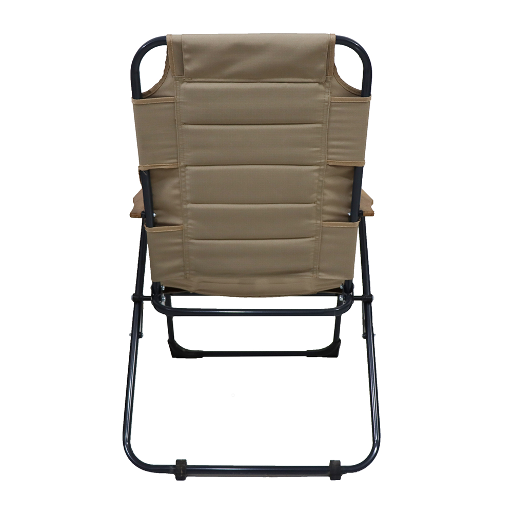 صندلی مبله تاشو 4 حالته آراد مدل کامفورت دسته چوبی - Image 6