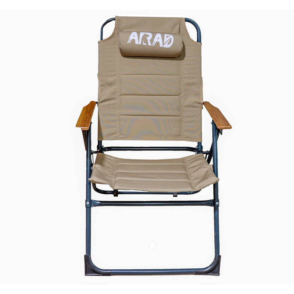 صندلی مبله تاشو 4 حالته آراد مدل کامفورت دسته چوبی - Image 8