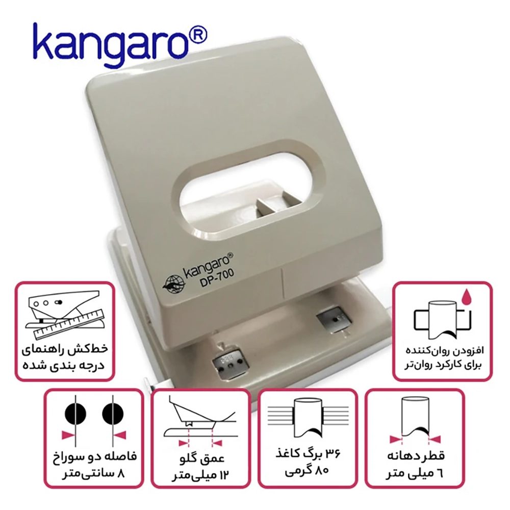 پانچ کاغذ کانگرو مدل Kangaro DP-700 - Image 5