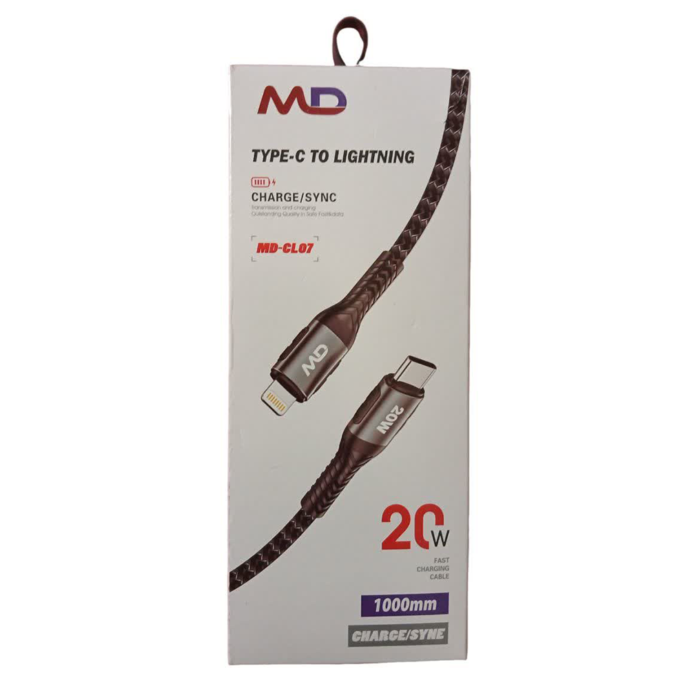 کابل شارژر موبایل ام دی MD مدل MD-CL07 - Image 4