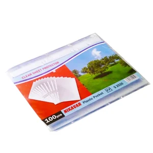 کاور پلاستیکی کاغذ A5 ضخامت 7.5 میکرون نیک آور بسته 100 عددی