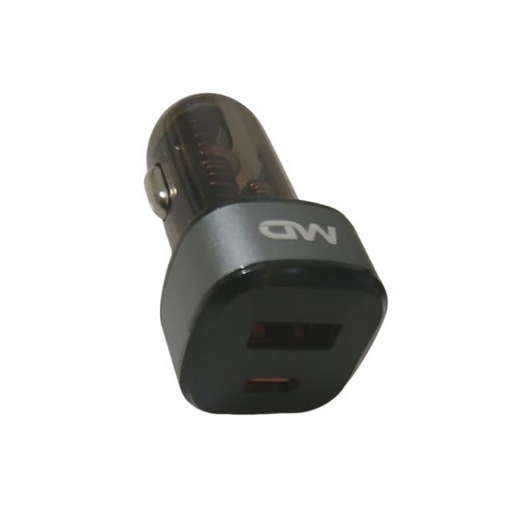 شارژر فندکی کریستالی ام دی MD مدل MC-70 رنگ مشکی - Image 3