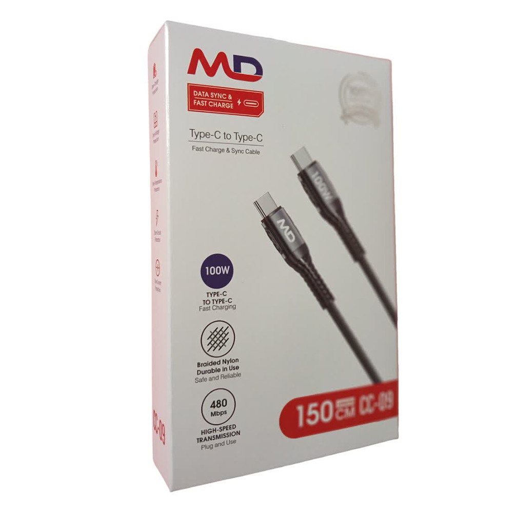 کابل شارژر موبایل ام دی MD مدل MD-CC09 - Image 6